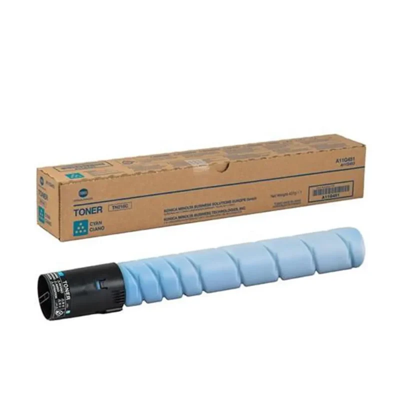 KONICA MINOLTA TN-221C Cyan Original Toner Cartridge, TN221C