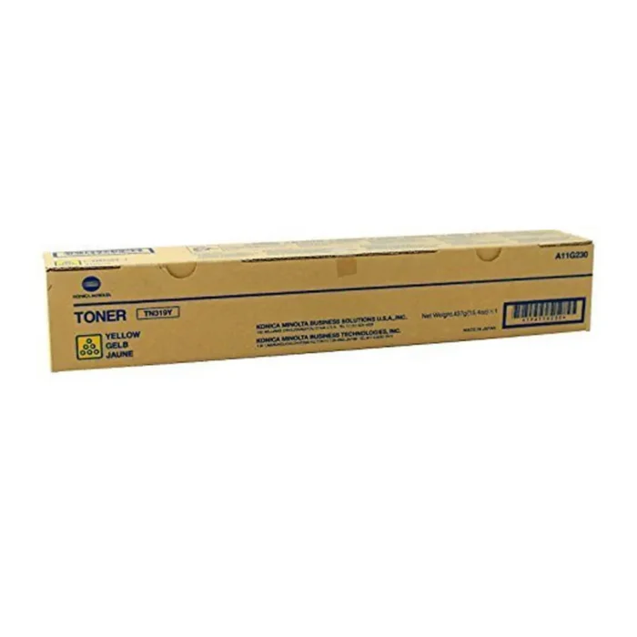KONICA MINOLTA TN319 Yellow Original Toner Cartridge, A11G230 (TN319Y)
