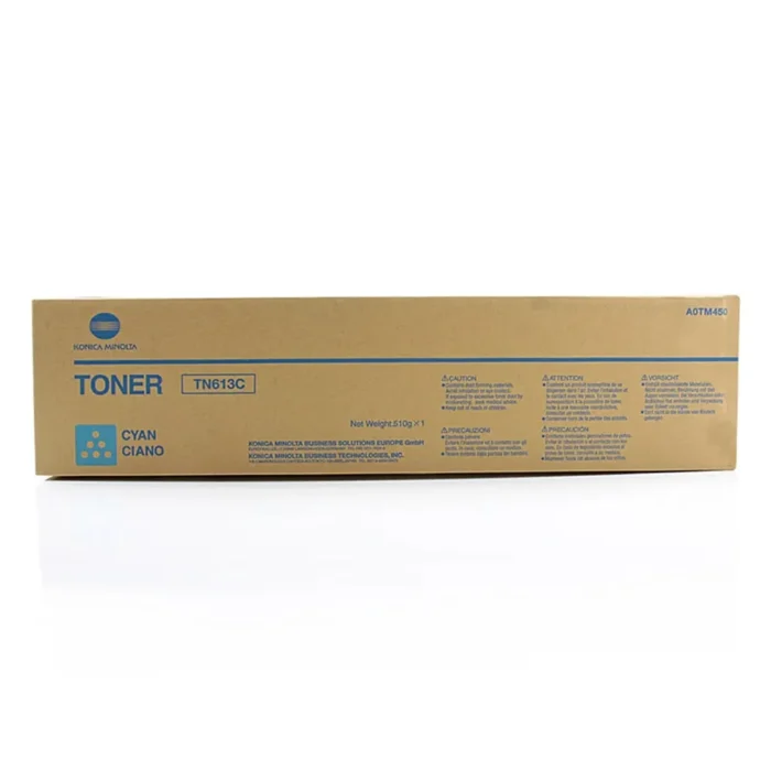 KONICA MINOLTA TN613C Cyan Original Toner Cartridge