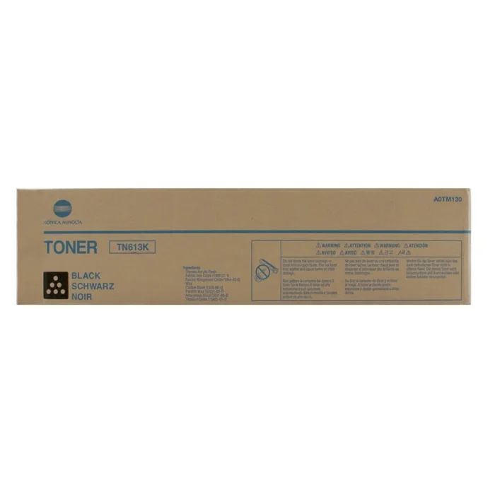 KONICA MINOLTA TN613K Black Compatible Toner Cartridge