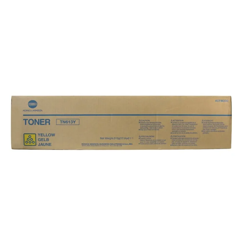 Konica Minolta TN613Y Yellow Compatible Toner Cartridge
