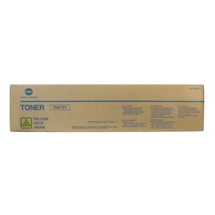 KONICA MINOLTA TN613Y Yellow Original Toner Cartridge