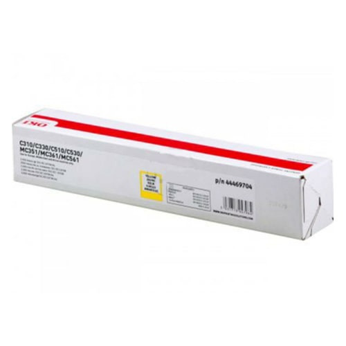 OKI C310, C330, C331, C510, C511, C530, C531, MC351, MC352, MC362, MC561, MC562 Yellow Original Toner Cartridge