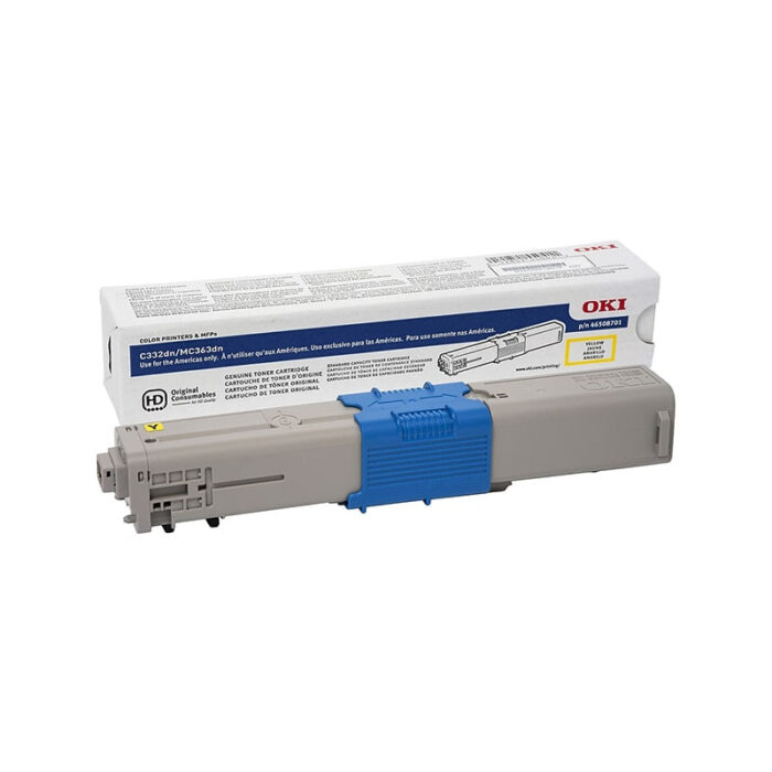 OKI C332 / MC363 Yellow Original Toner Cartridge