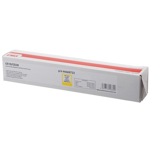OKI C510, C511, C530, C531, MC561, MC562 Yellow Original Large Capacity Toner Cartridge