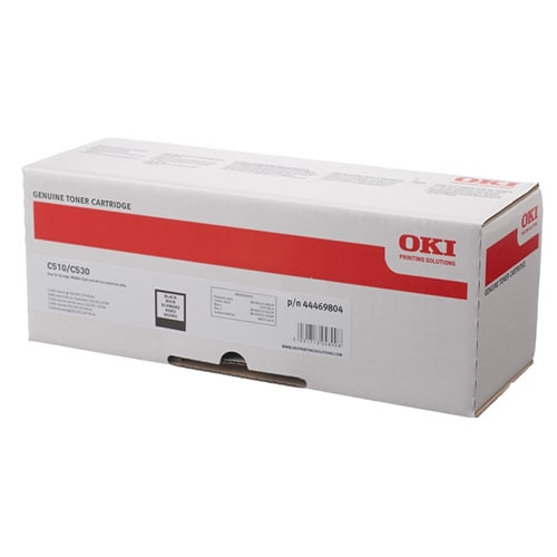 OKI C510, C530, MC561 Black Original Large Capacity Toner Cartridge
