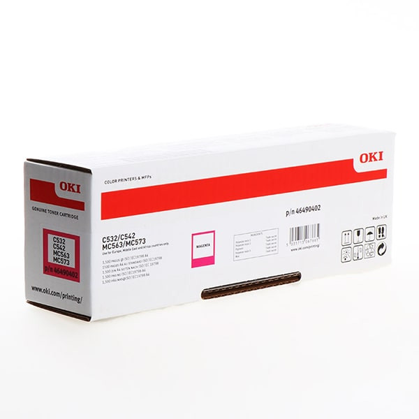 OKI C532, C542, MC563, MC573 Magenta Original Toner Cartridge