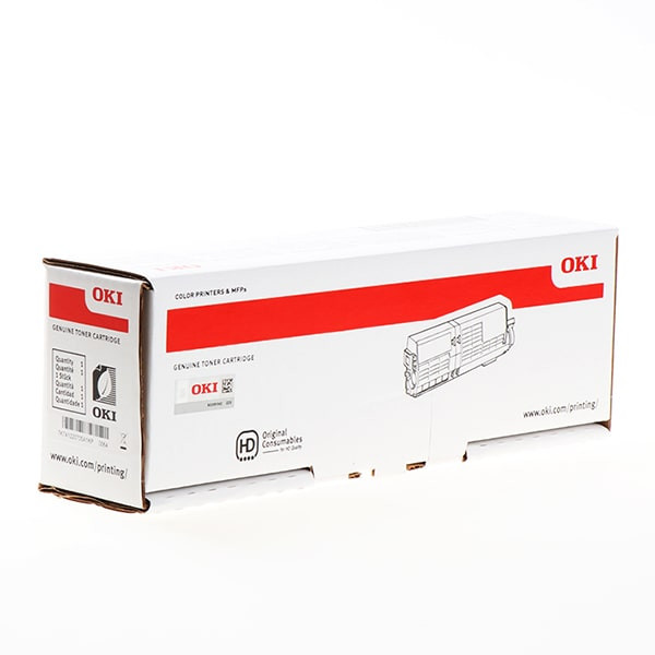 OKI C532, C542, MC563, MC573 Black Original High Capacity Toner Cartridge (46490608 / 46490632)