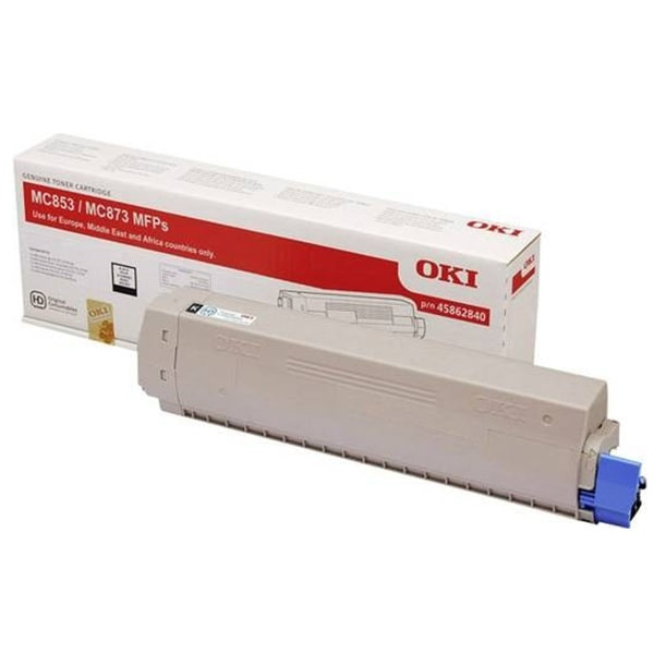 OKI MC873DN / MC883DN / MC853DN Black Genuine Toner Cartridge, 45862852