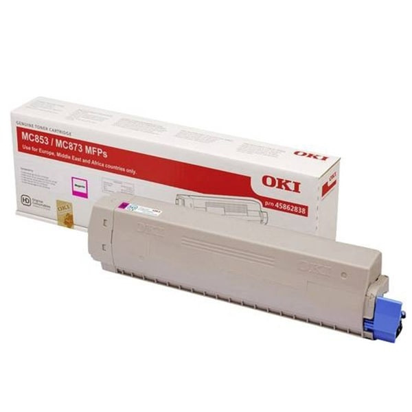 OKI MC873DN / MC883DN / MC853DN Magenta Genuine Toner Cartridge