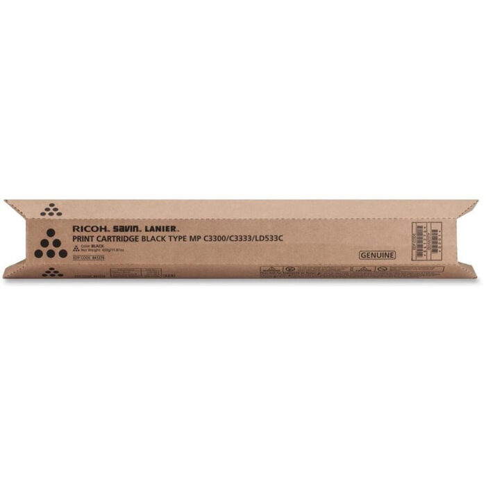 RICOH MP C3300 C3333 LD533C Black Original Toner Cartridge, 841276