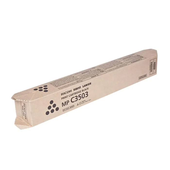 Ricoh MP C3503 Black Original Toner Cartridge, 841813 / 841817