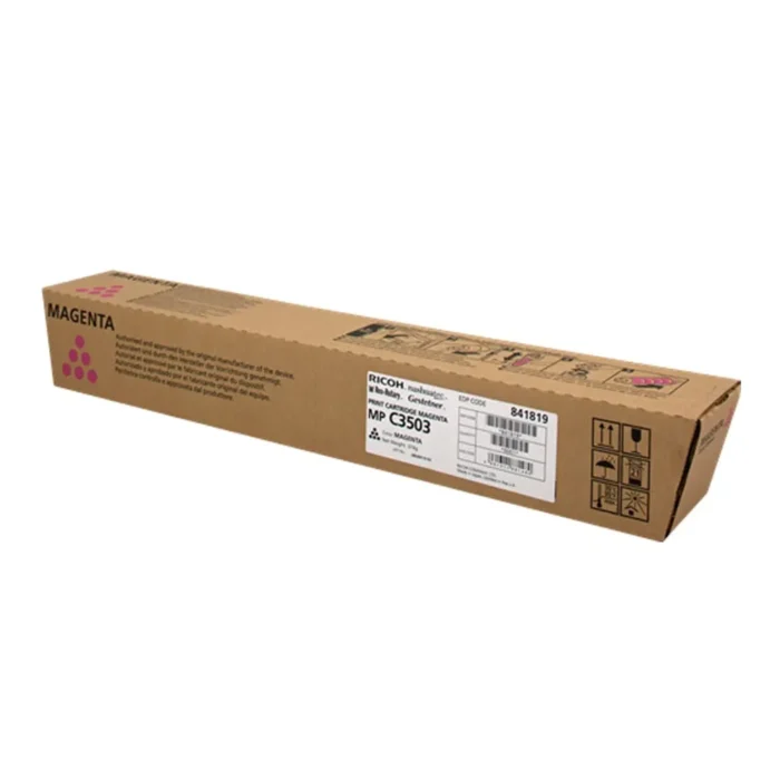 RICOH MP C3503 Magenta Original Toner Cartridge, 841815 / 841819