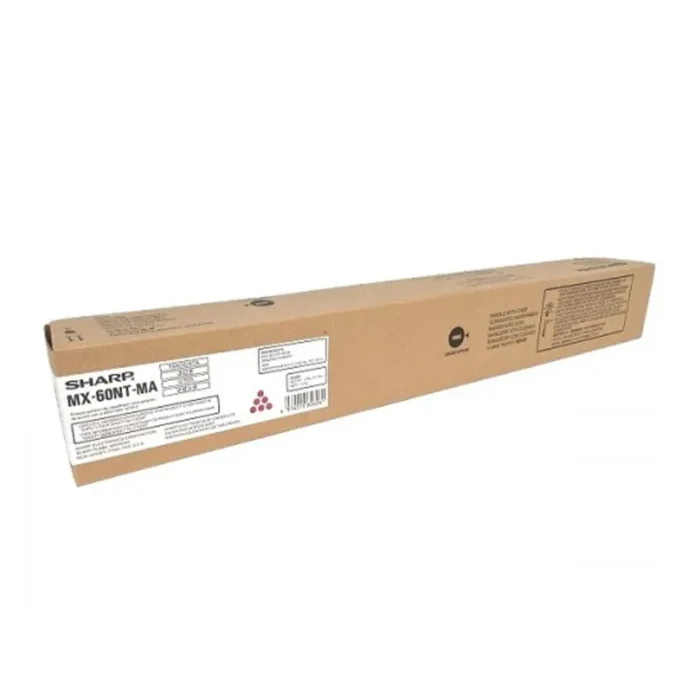 SHARP MX 60NT Magenta Original Toner Cartridge, MX-60NT-MA
