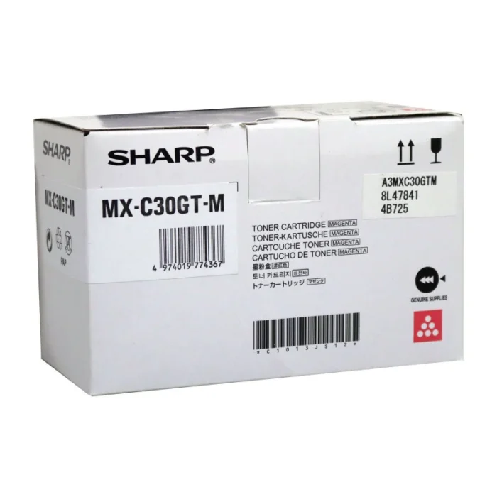 SHARP Original MX-C30GT-C Cyan Toner Cartridge