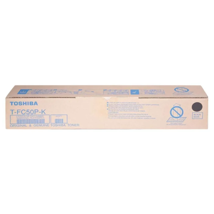Original TOSHIBA T-FC50P-K Black Toner Cartridge
