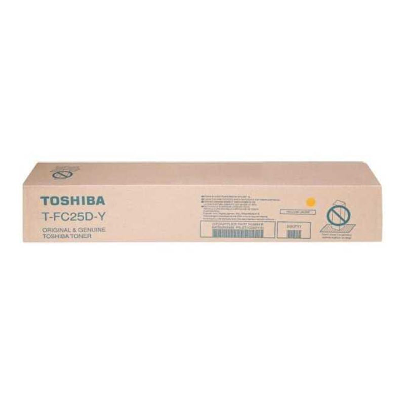 TOSHIBA TFC25 Yellow Genuine Toner Cartridge, T-FC25D-Y