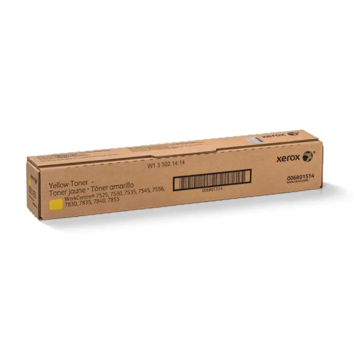Xerox 006R01514 Yellow Original Toner Cartridge for WorkCentre 7525/7530/7535/7545/7556 Printers