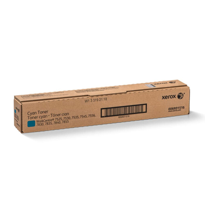 Xerox 006R01516 Cyan Original Toner Cartridge for WorkCentre 7525/7530/7535/7545/7556 Printers
